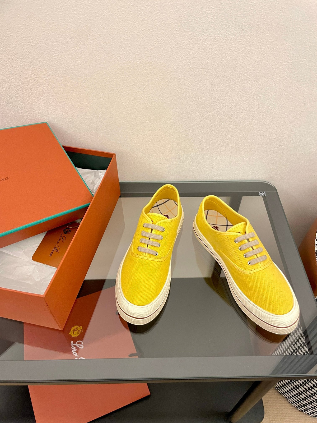 LP Nantucket Walk Sneaker Yellow Cotton 723197