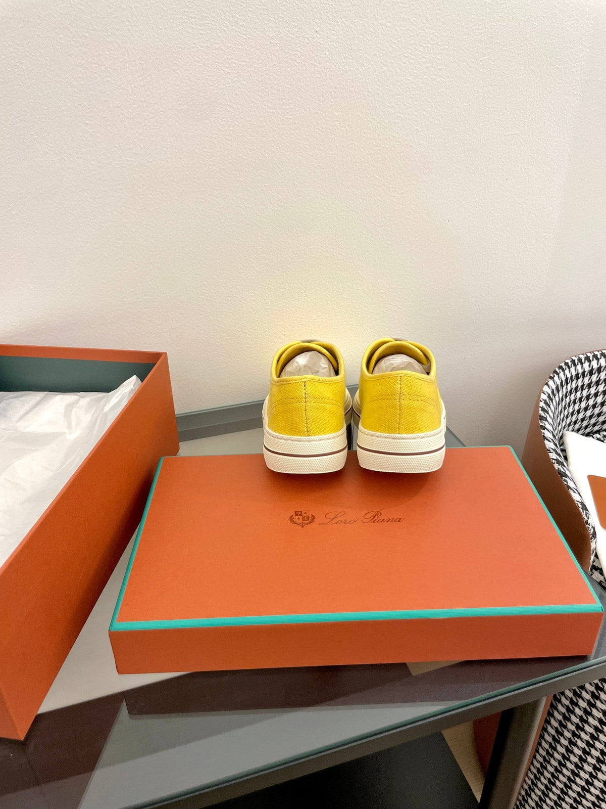 LP Nantucket Walk Sneaker Yellow Cotton 723197
