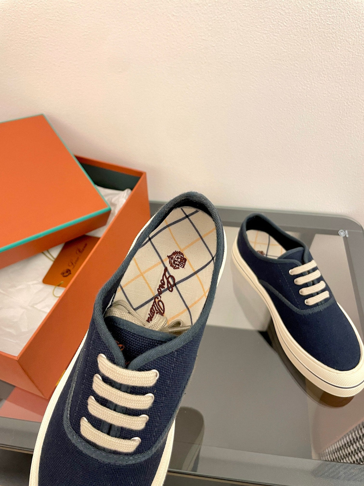 LP Nantucket Walk Sneaker Dark Blue Cotton 723199