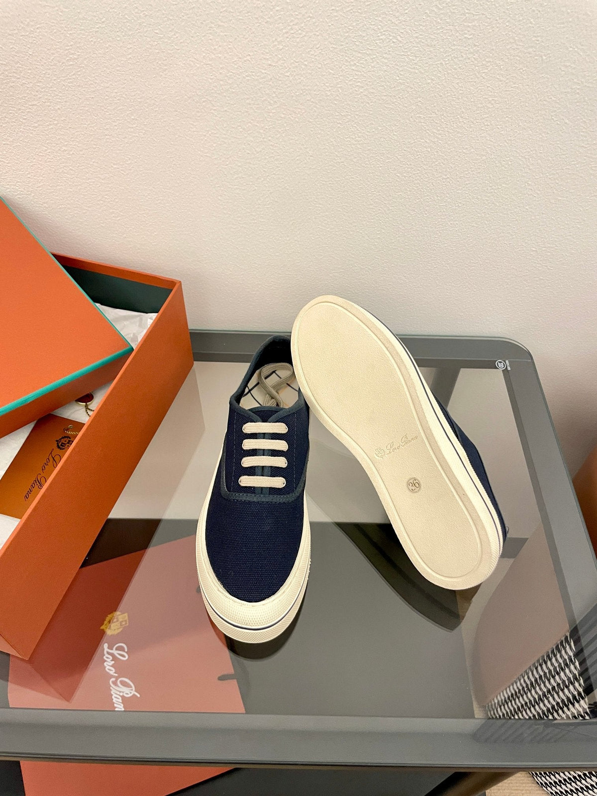 LP Nantucket Walk Sneaker Dark Blue Cotton 723199