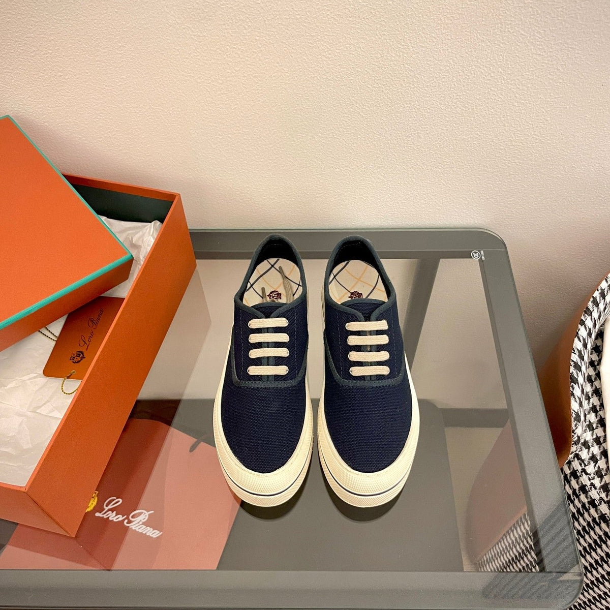 LP Nantucket Walk Sneaker Dark Blue Cotton 723199