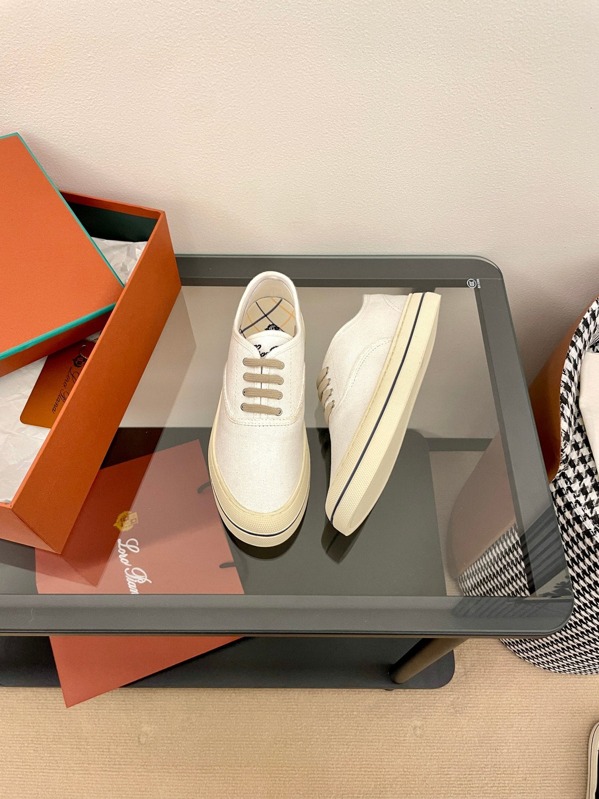 LP Nantucket Walk Sneaker Ivory Cotton 723200