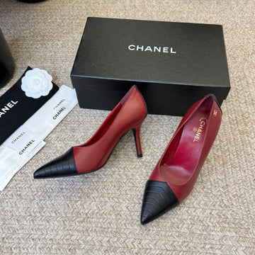 CC 26ss Pump Black Burgundy Lambskin 835699