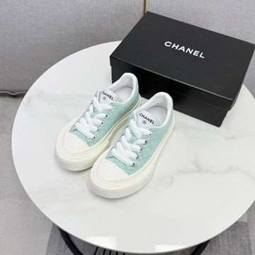 CC 26s Platform Sole Sneakers Mint Blue Canvas 972896