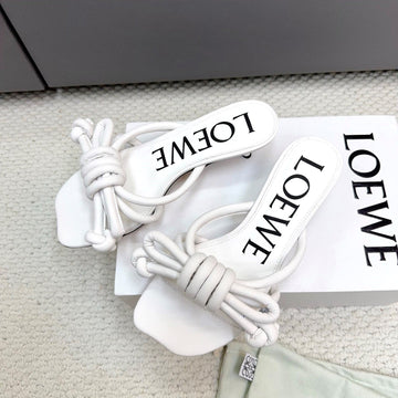Loewe Flamenco Knot White Sheepskin 664831