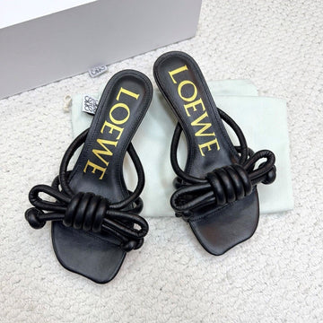 Loewe Flamenco Knot Black Sheepskin 664832