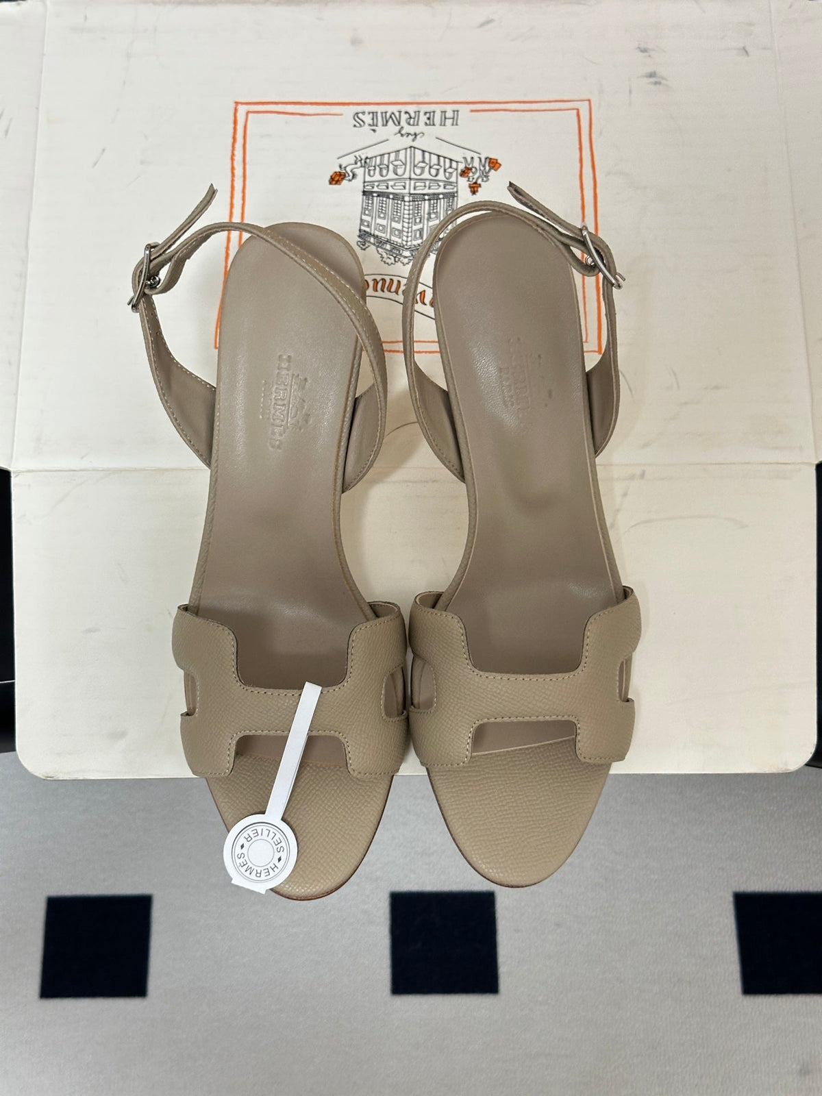 HM Holy Sandal Taupe Cowhide 835002