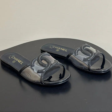 Chanel 2026 Flat Sandals Plastic Sheepskin 834675