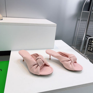 BV Cherry Mules 5.5cm Light Pink Sheepskin 842928