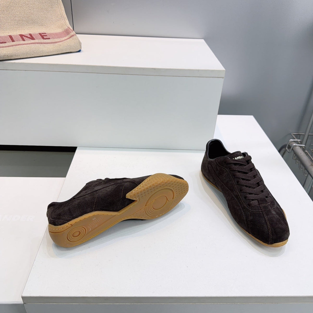 Puma X Jil Sander K-Street Sneakers Coffee Suede 842870