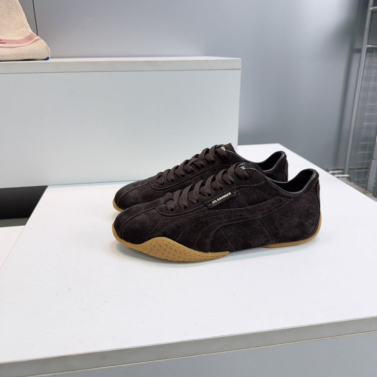 Puma X Jil Sander K-Street Sneakers Coffee Suede 842870