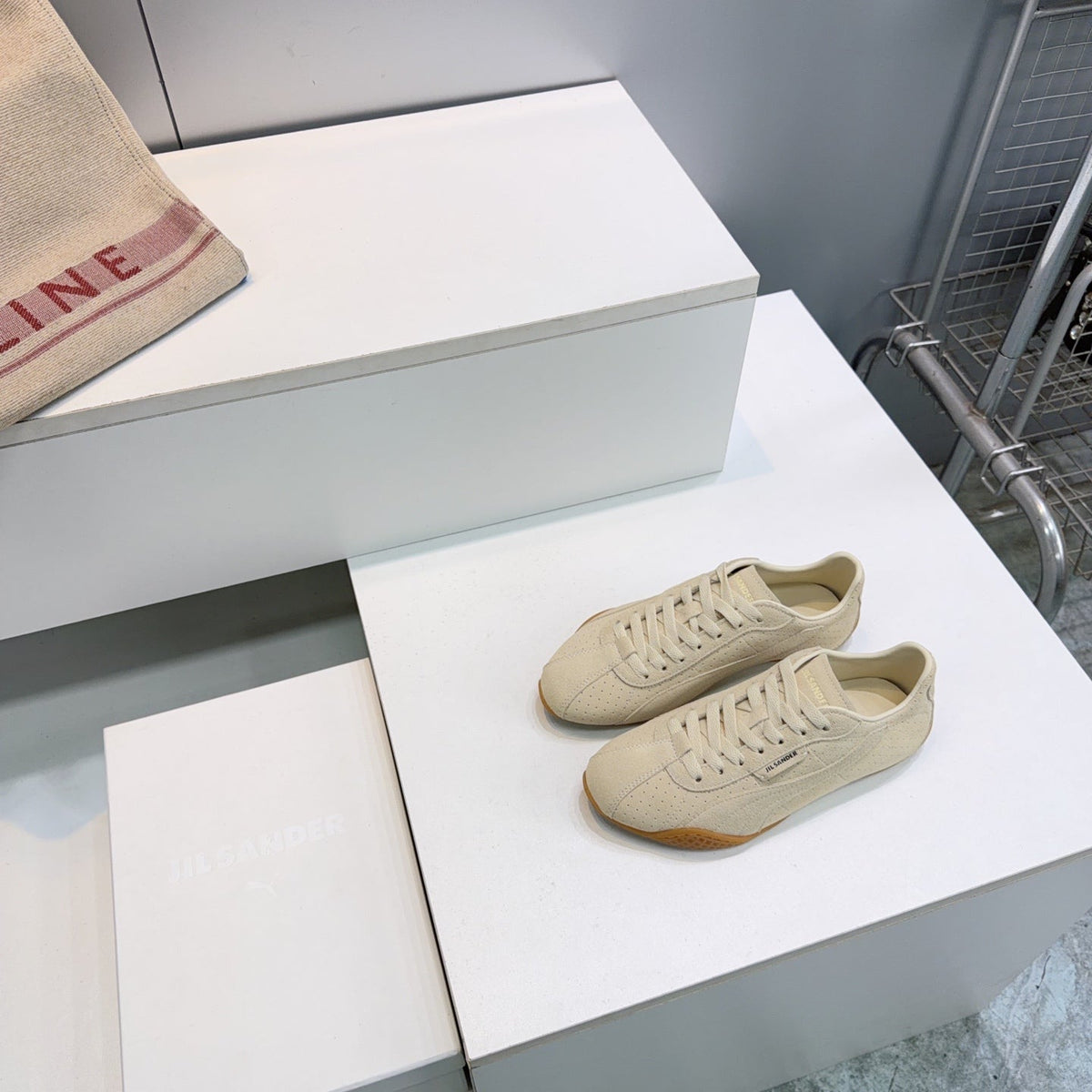 Puma X Jil Sander K-Street Sneakers Khaki Suede 842872
