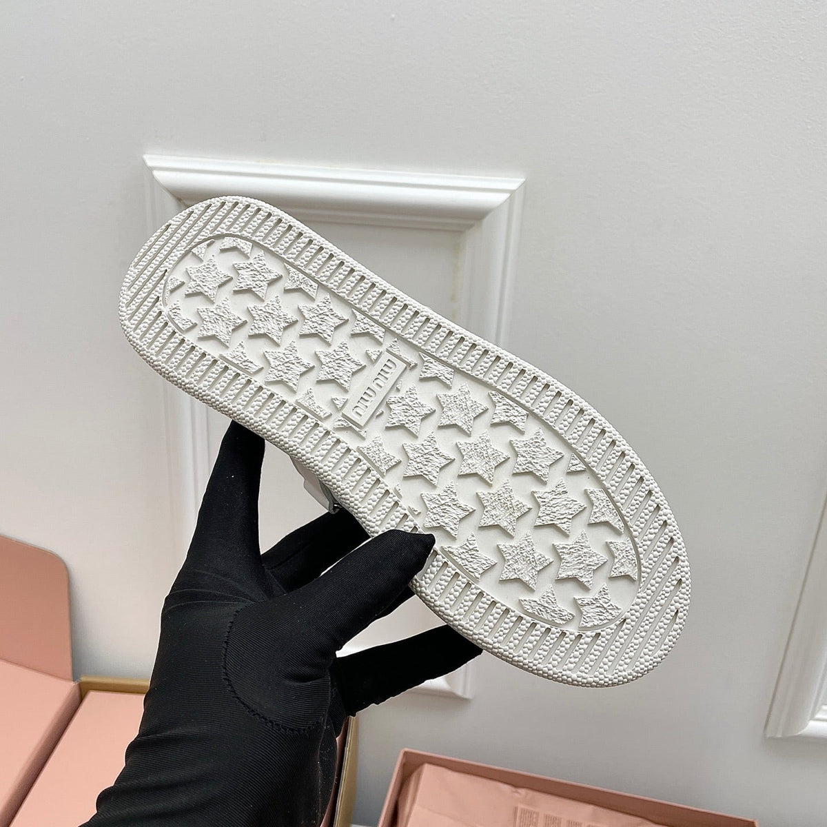 Miu 26s Mary Jane Ballerinas Full White Calfskin726834