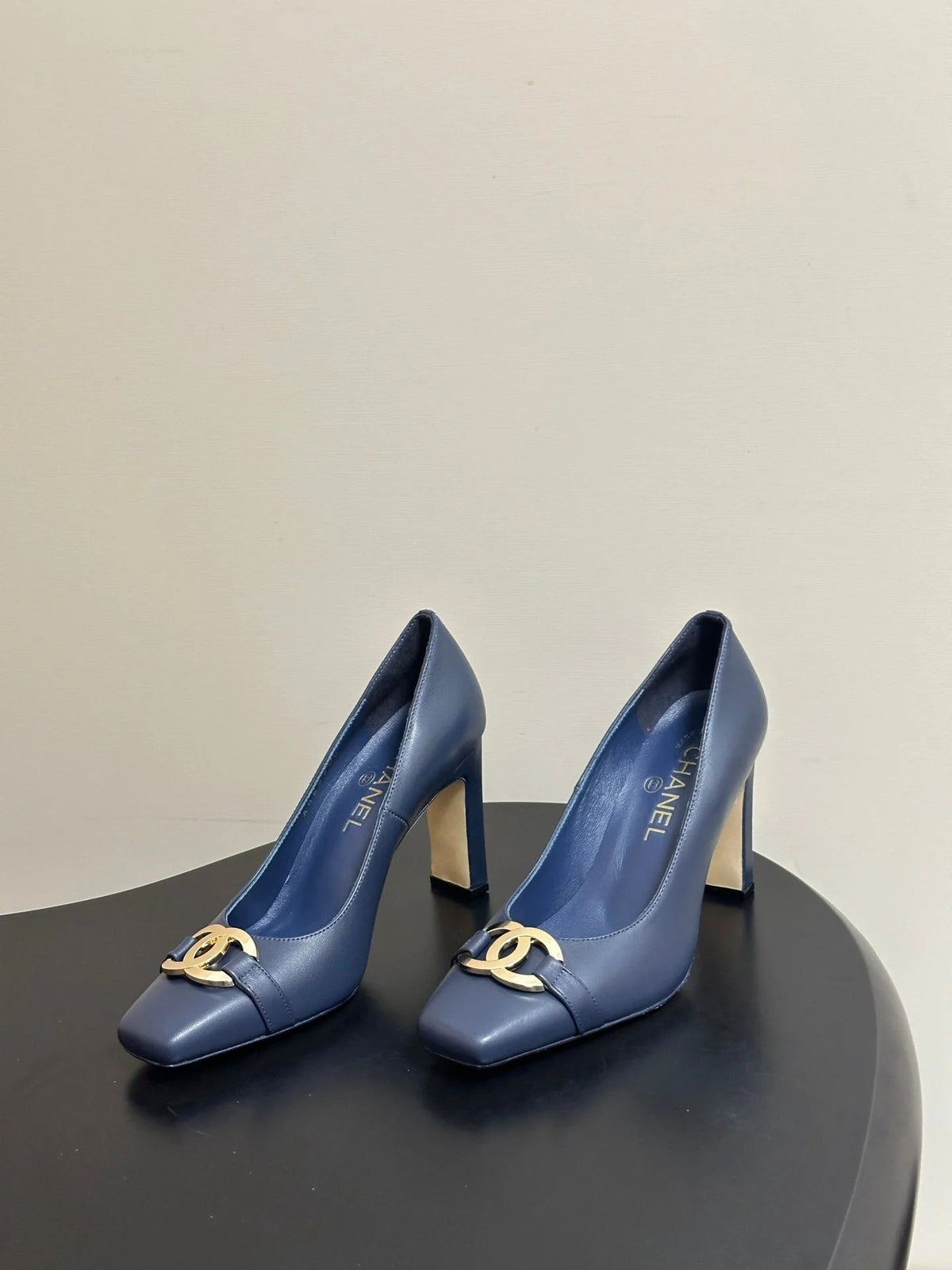 Chanel 2026 Chunky High Heels Leather Sheepskin 834665