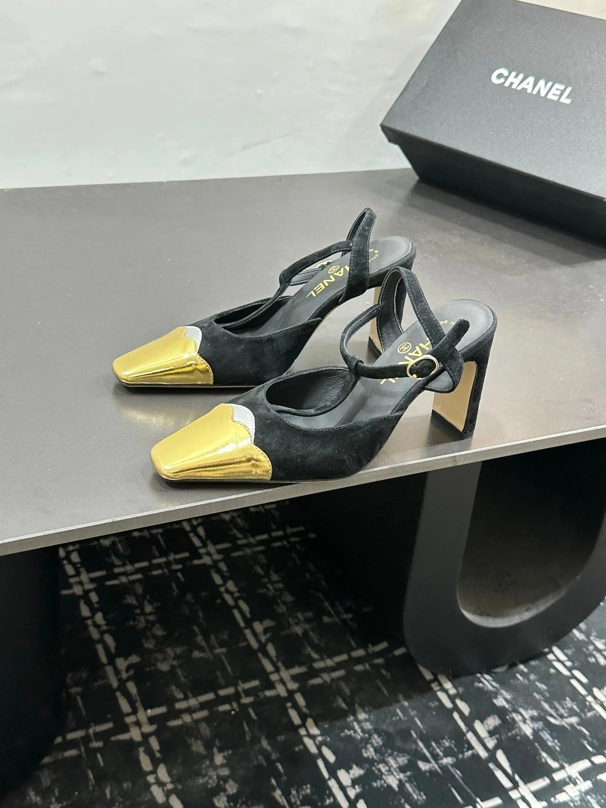 Chanel 2026 Slingback Kitten Heels Pumps Leather Sheepskin 832520