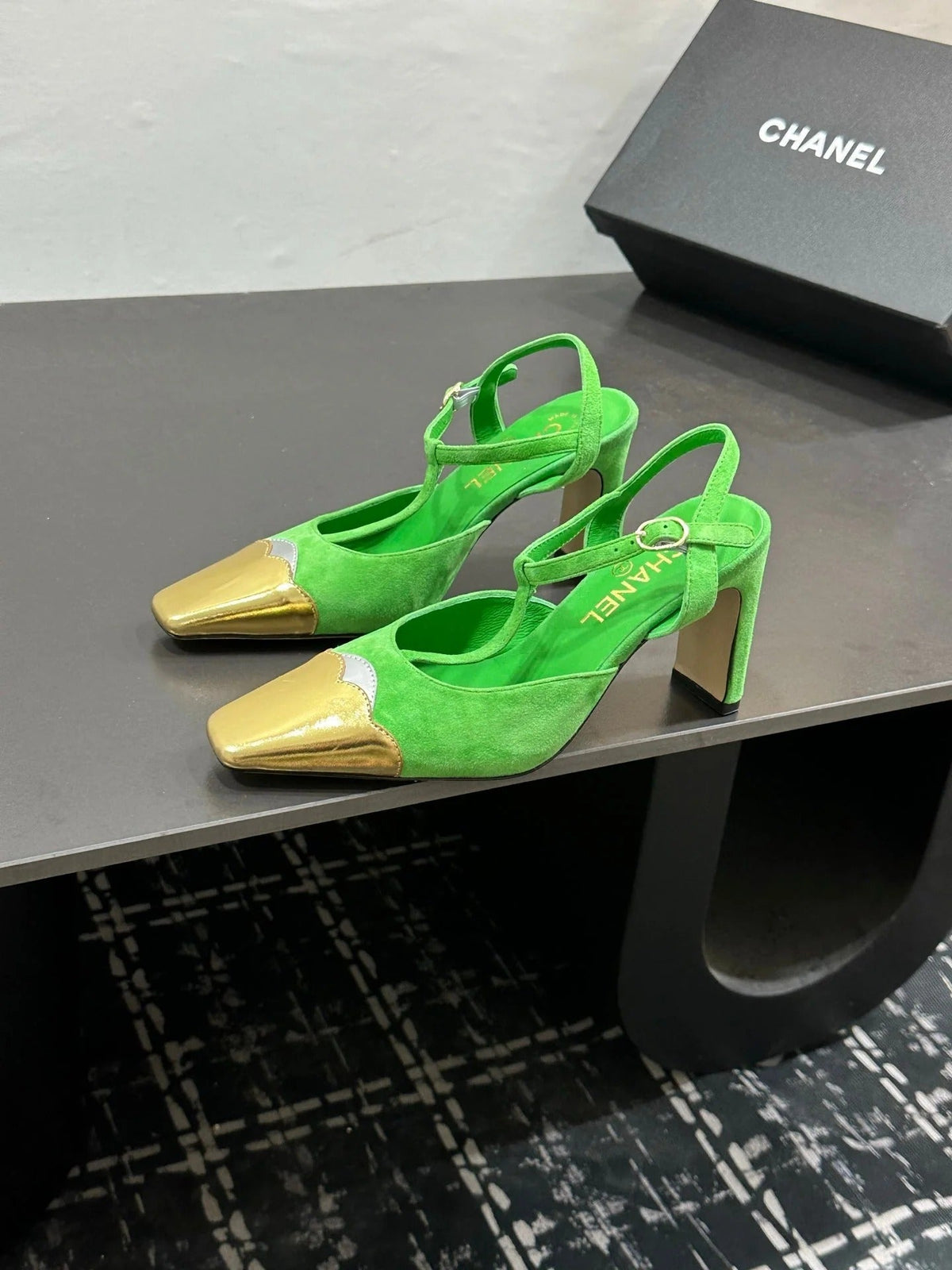 Chanel 2026 Slingback Kitten Heels Pumps Leather Sheepskin 832520