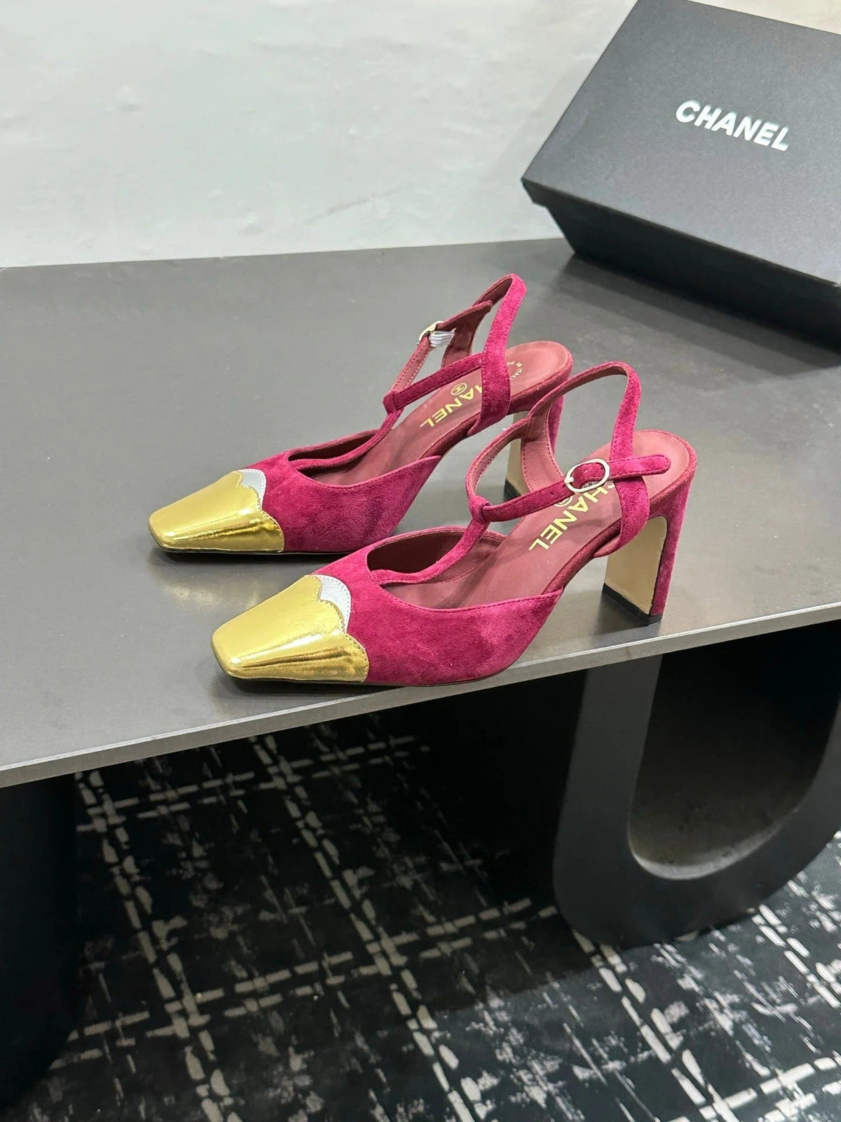 Chanel 2026 Slingback Kitten Heels Pumps Leather Sheepskin 832520