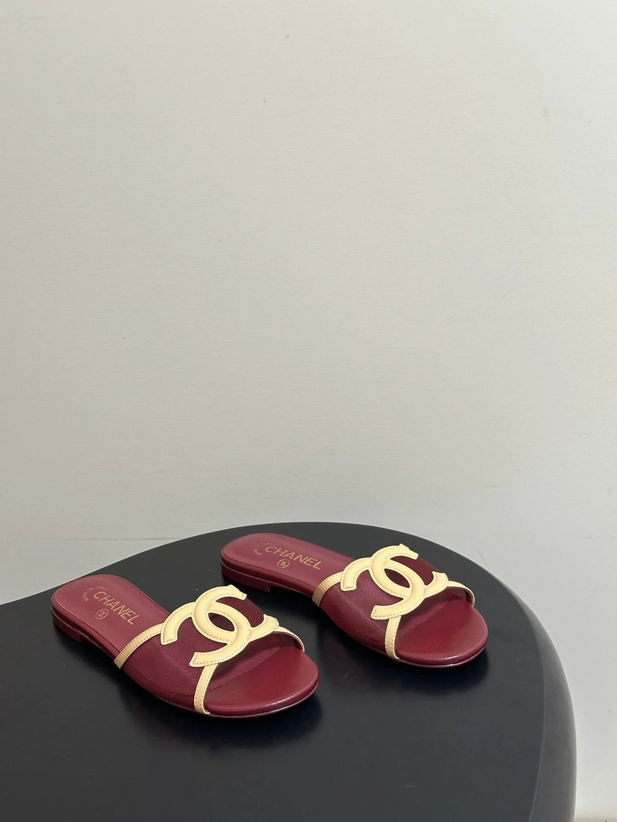 Chanel 2026 Flat Sandals Mesh Sheepskin 834674