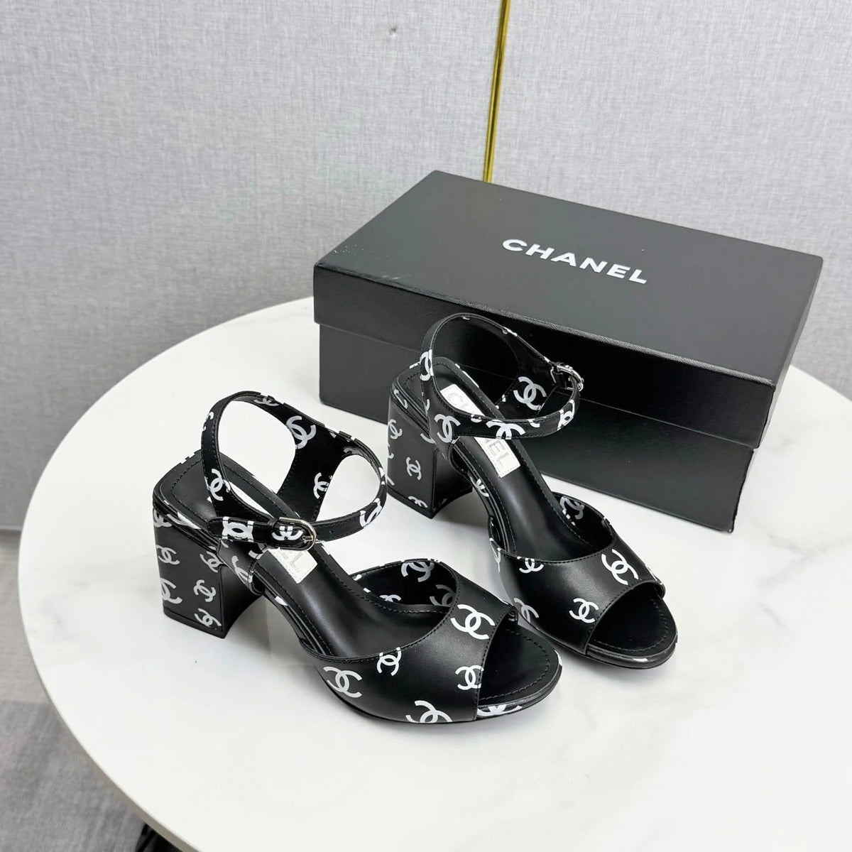 Chanel 2026 Slingback Sandals Sheepskin 801510
