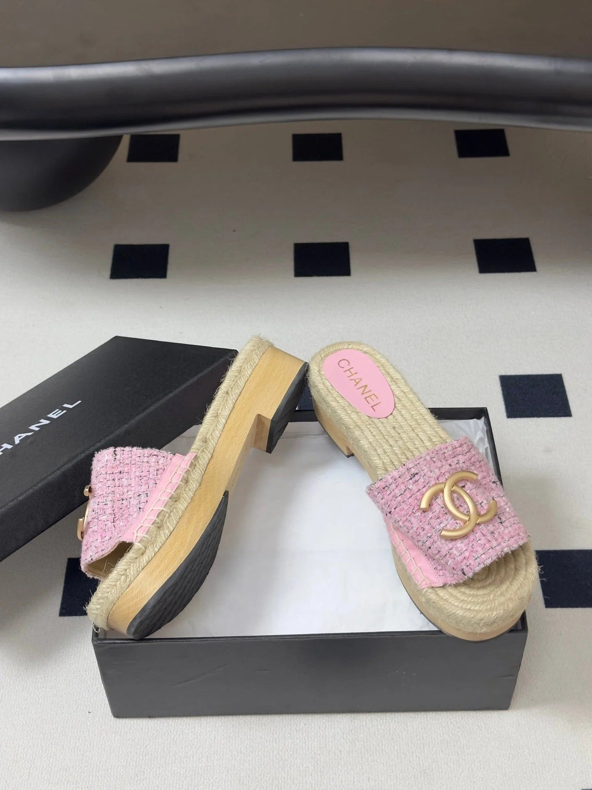 Chanel 2026 Classic Double C Buckle Slippers Sheepskin 834646