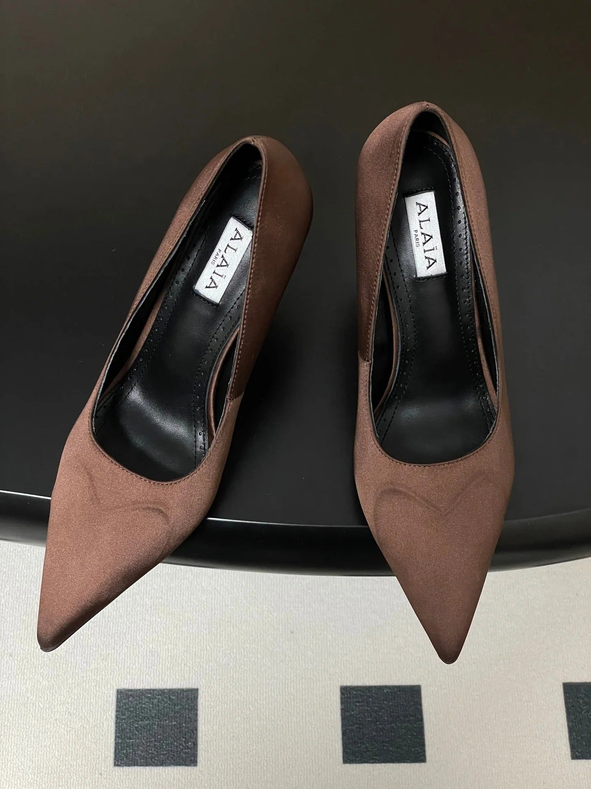 Alaia 2026 Pumps 90mm Silk Satin 777405