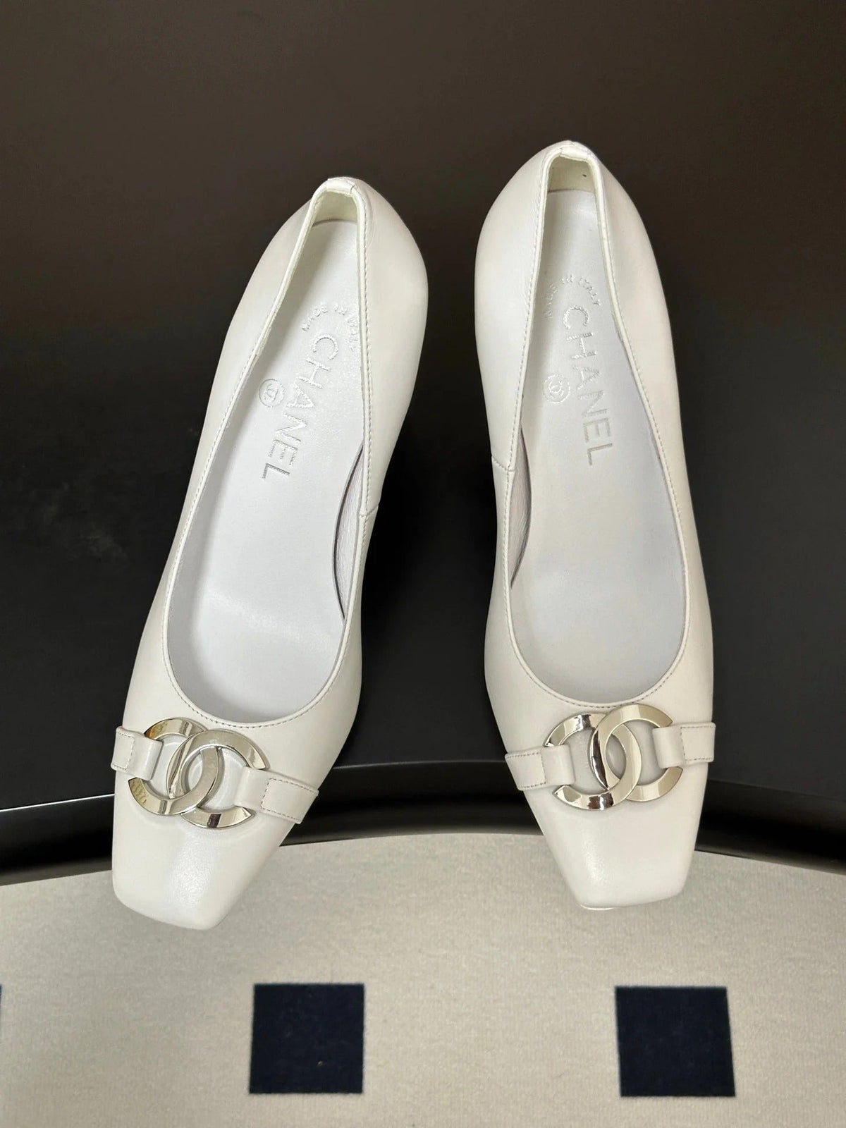 Chanel 2026 Chunky High Heels Leather Sheepskin 834665
