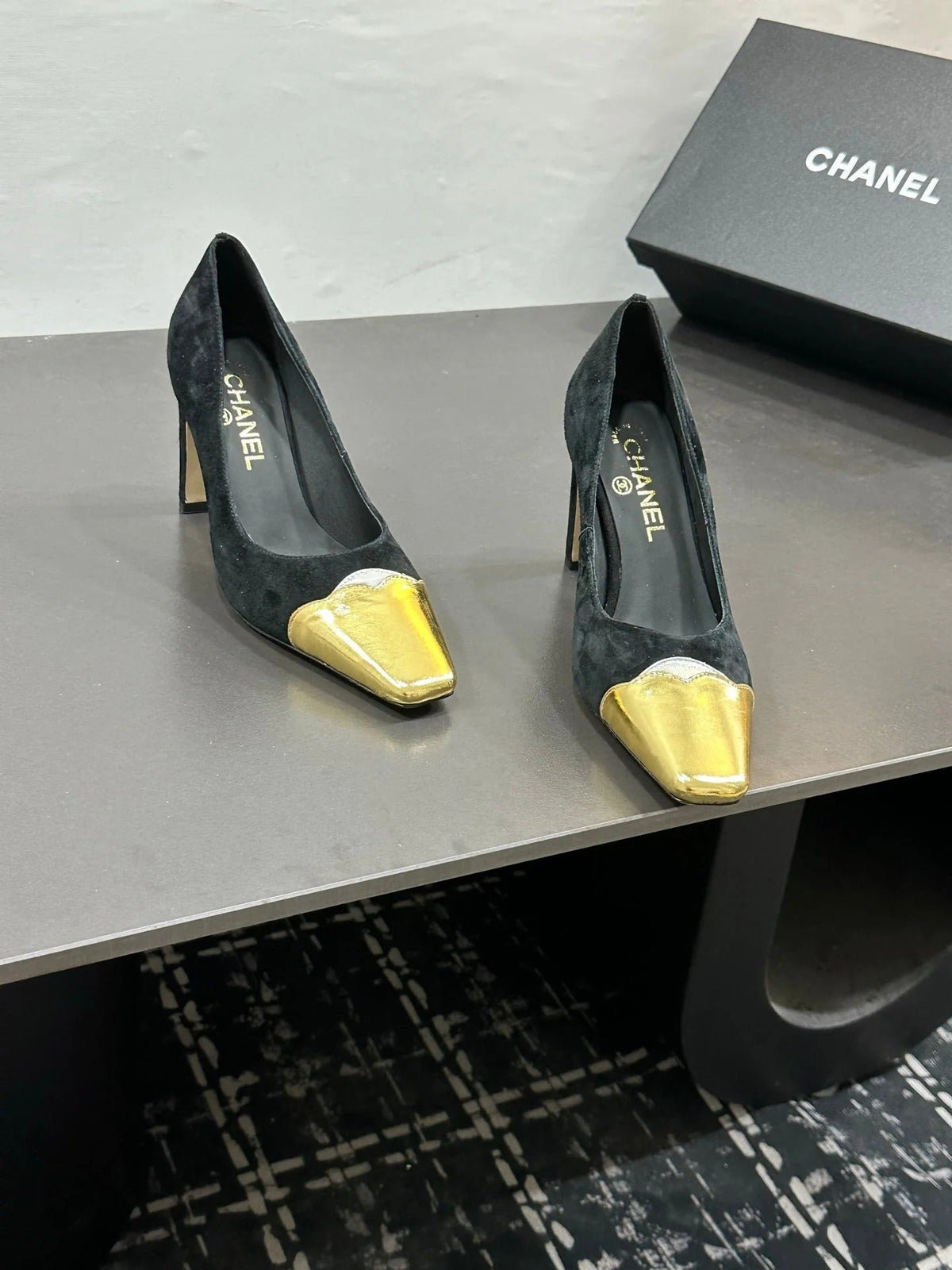 Chanel 2026 Kitten Heels Pumps Leather Sheepskin 832526