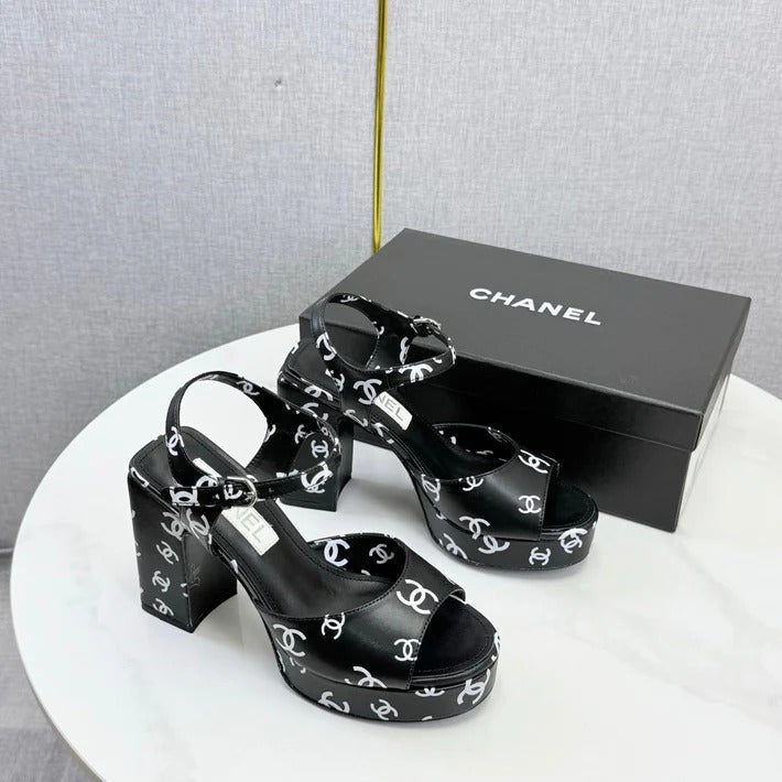 Chanel 2026 Slingback Sandals 75mm Sheepskin 801509