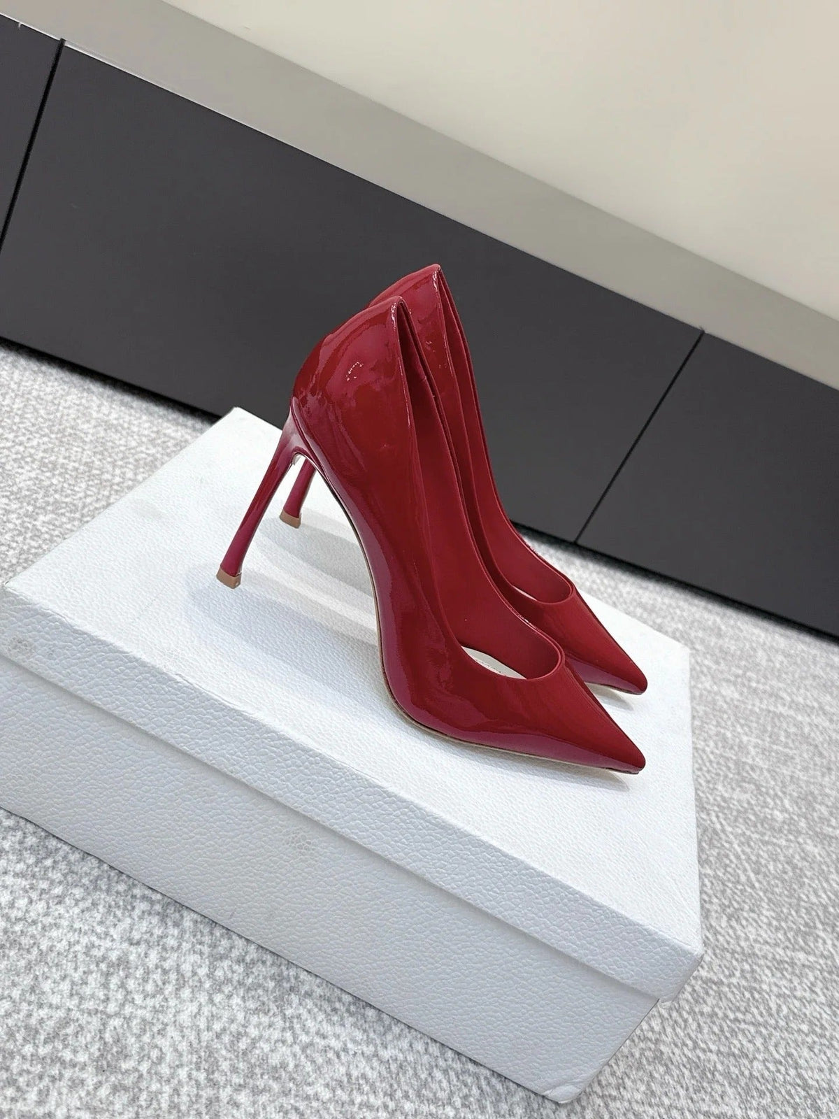 CD 26s High Heels Pump 105 Red Patent Leather 661479