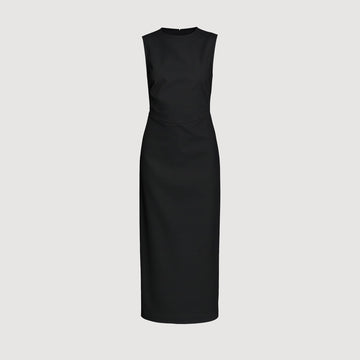 Inari Cotton Twill Boat-Neck Dress (Petite)