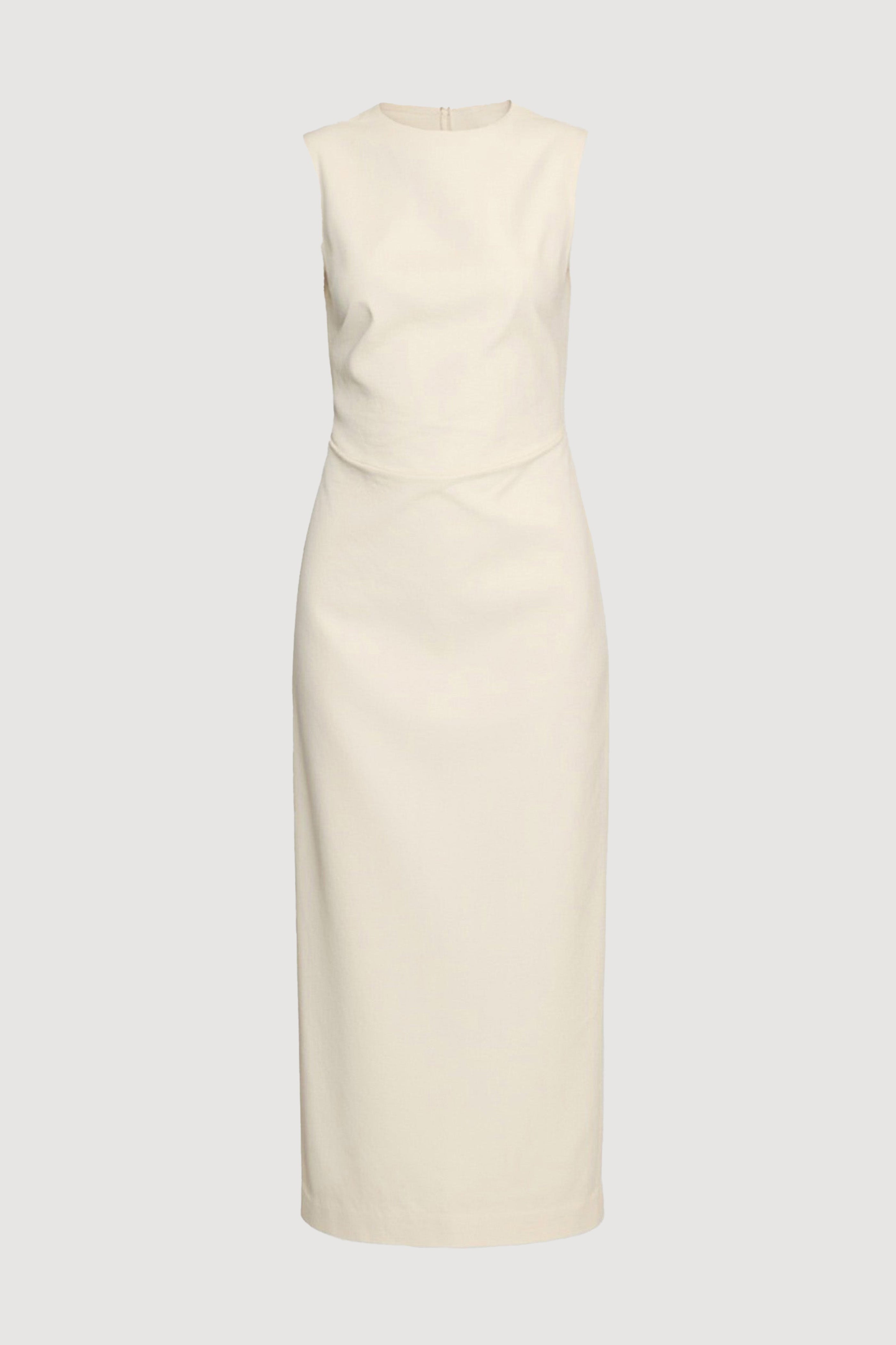 Inari Cotton Twill Boat-Neck Dress