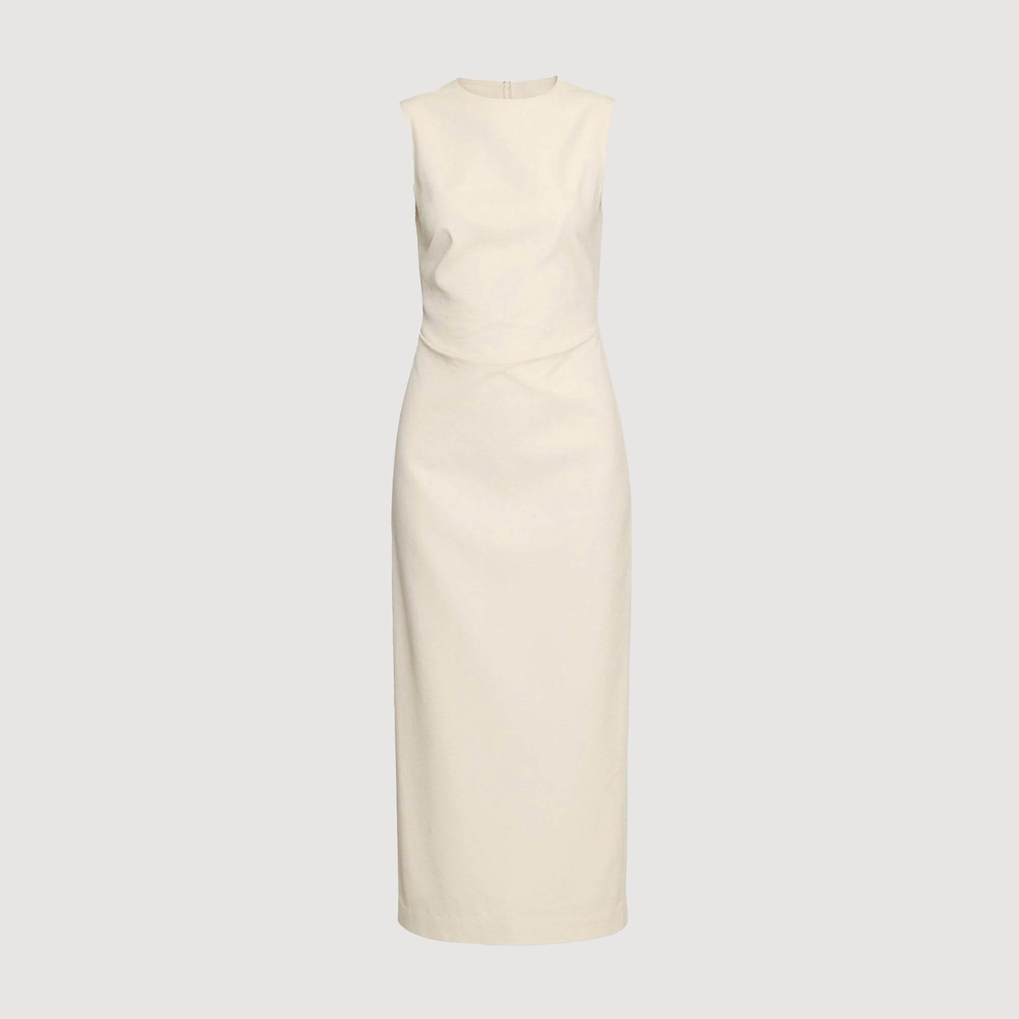 Inari Cotton Twill Boat-Neck Dress (Petite)