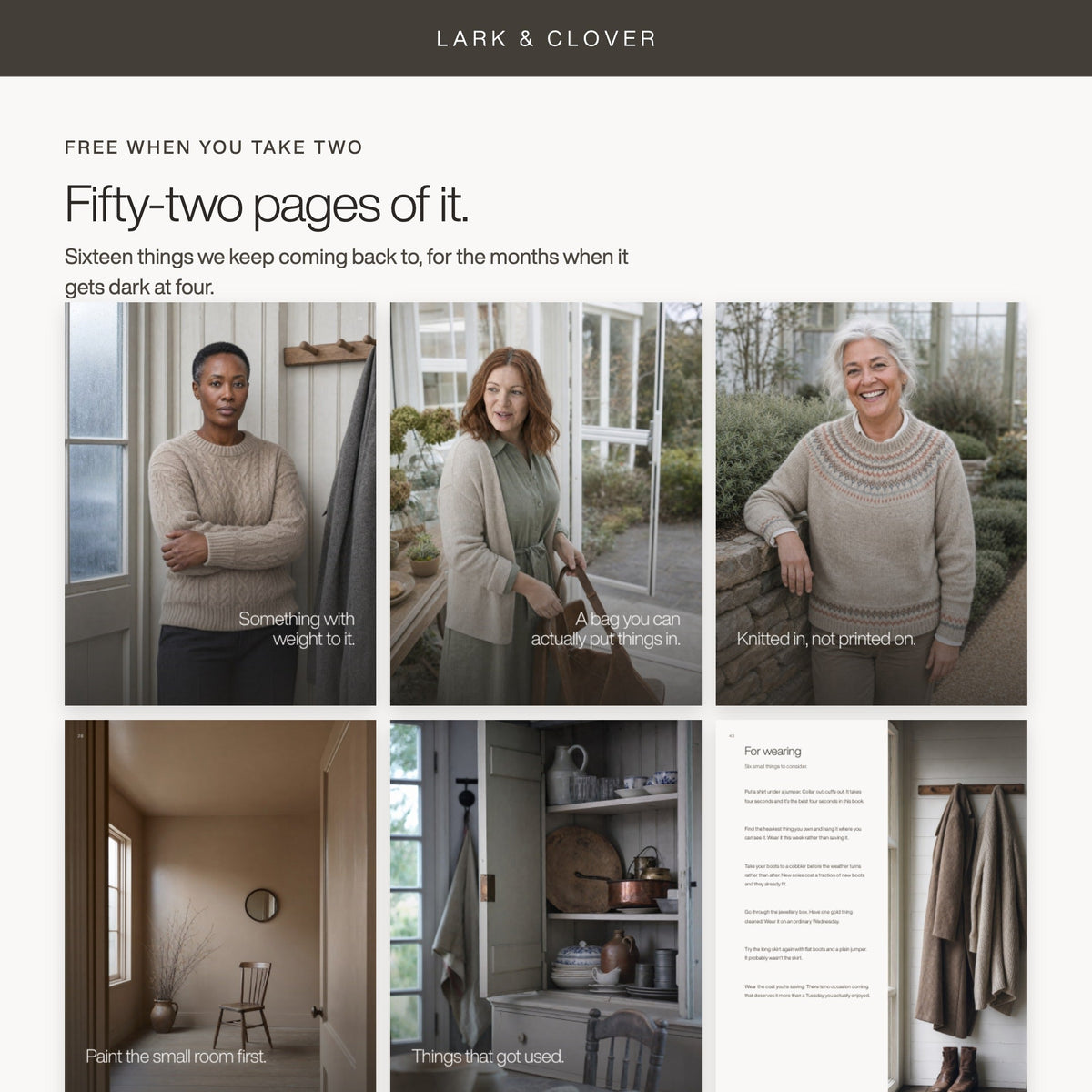 52 Pages - Fall & Winter Inspiration Guide