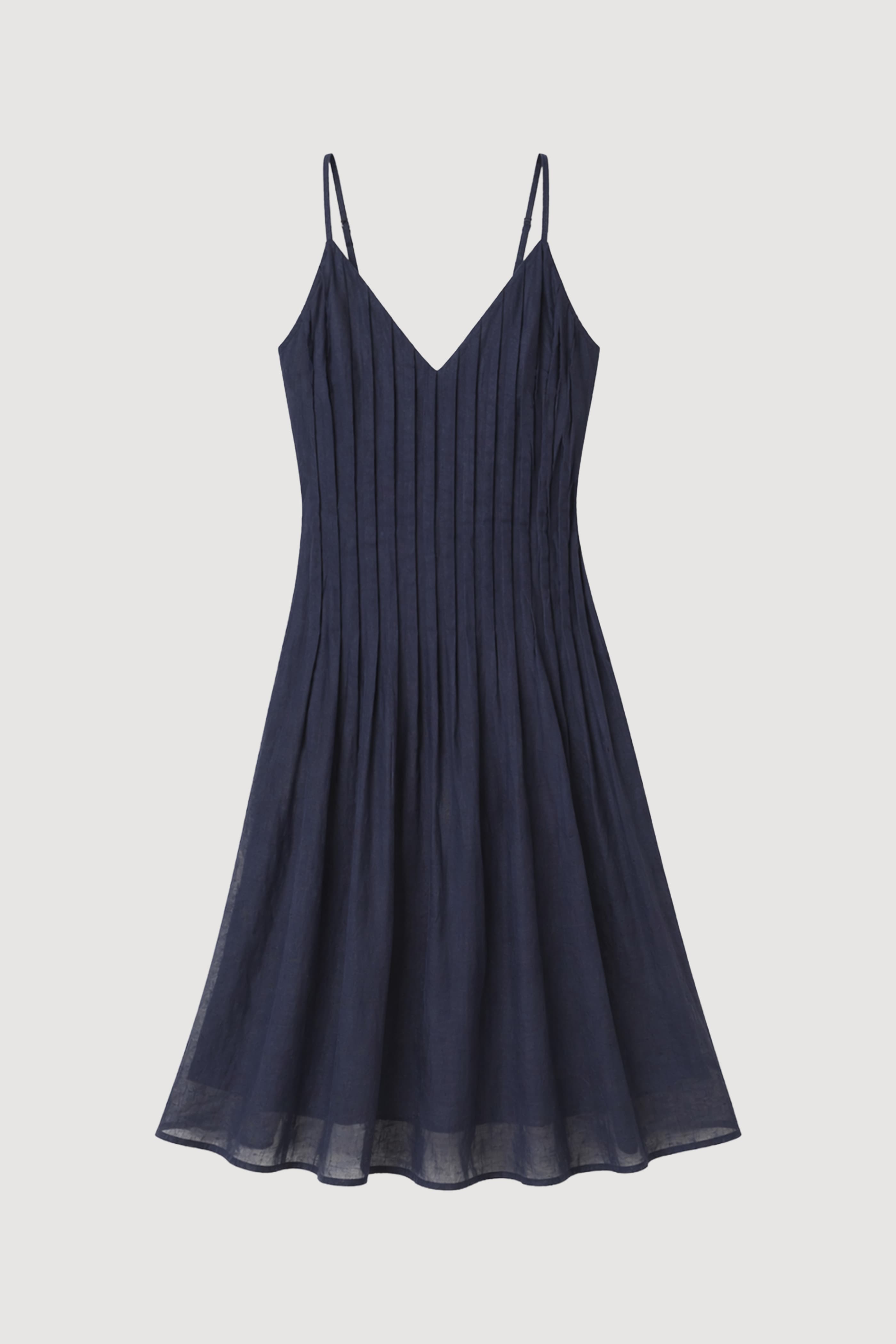 Nelly Pleated Linen Mini Dress
