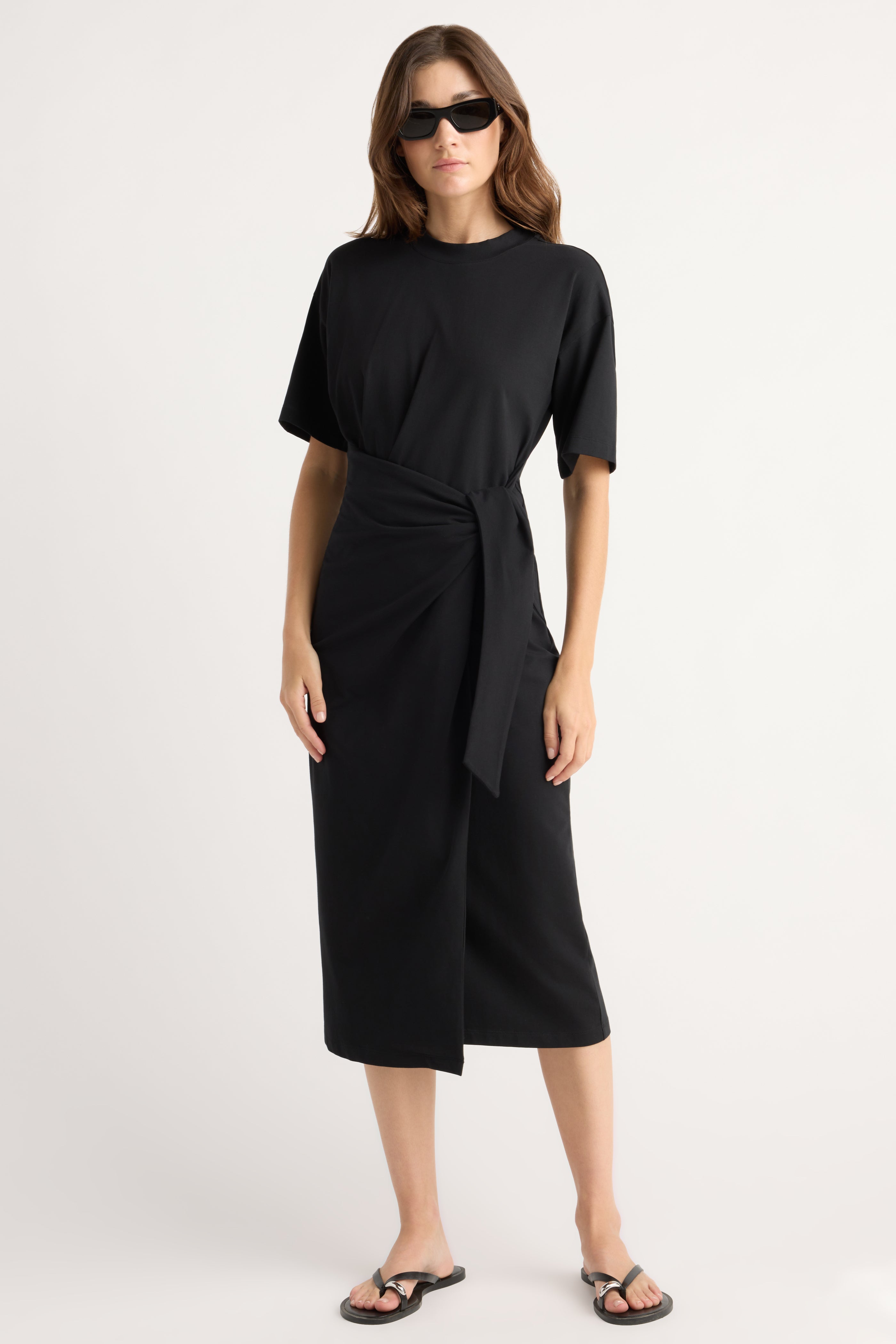 Noa Organic Cotton T-Shirt Wrap Dress
