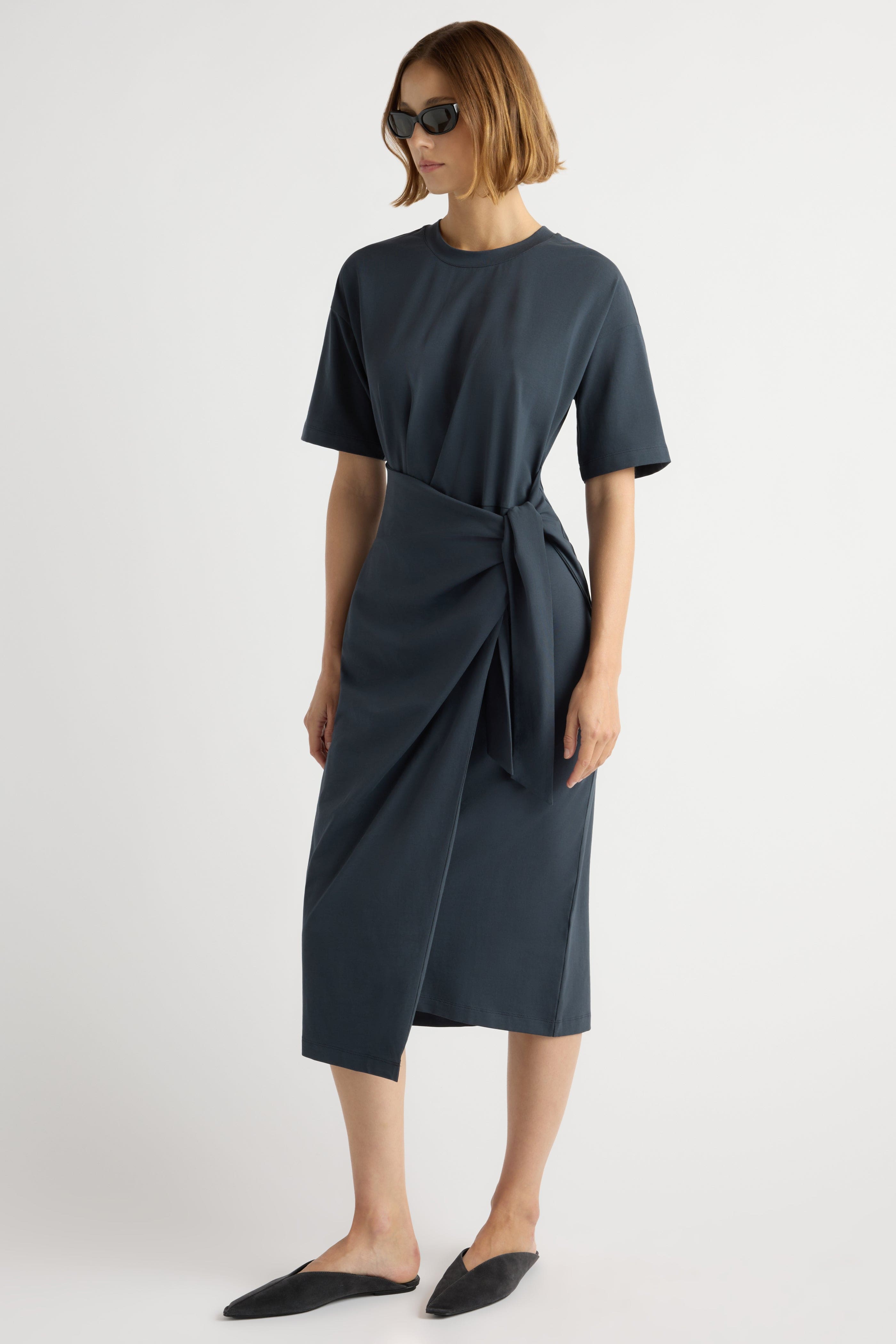 Noa Organic Cotton T-Shirt Wrap Dress