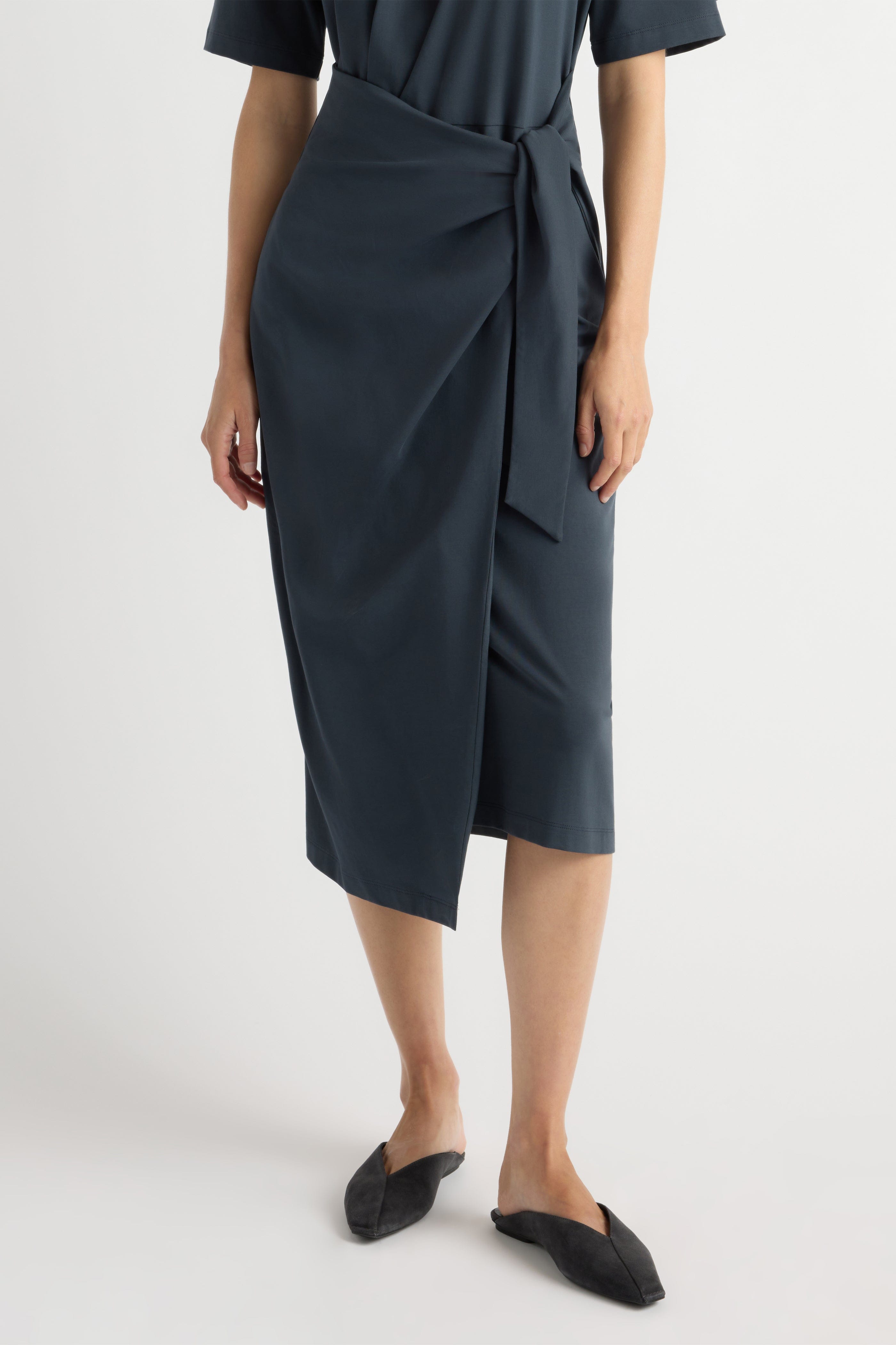 Noa Organic Cotton T-Shirt Wrap Dress