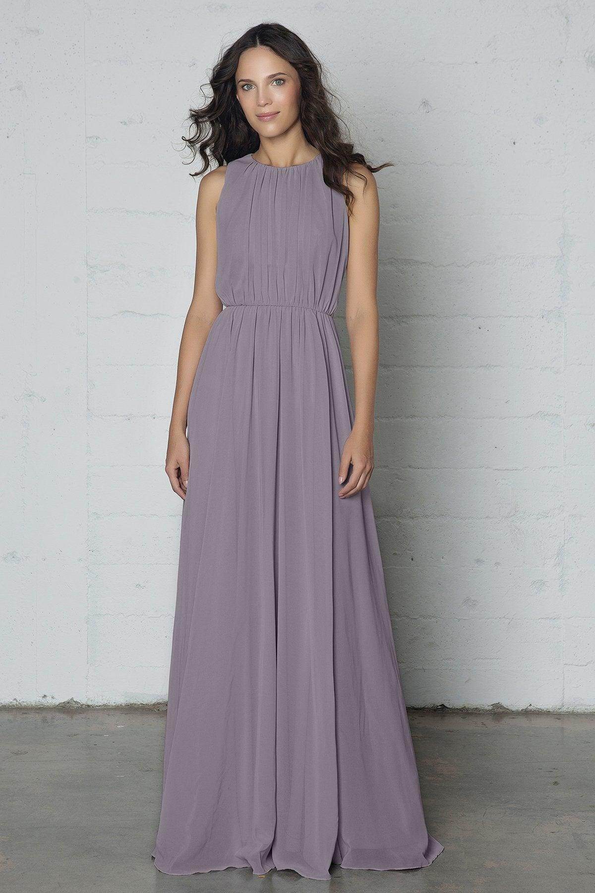 Sheath-Column Floor Length Chiffon Dress PR17020