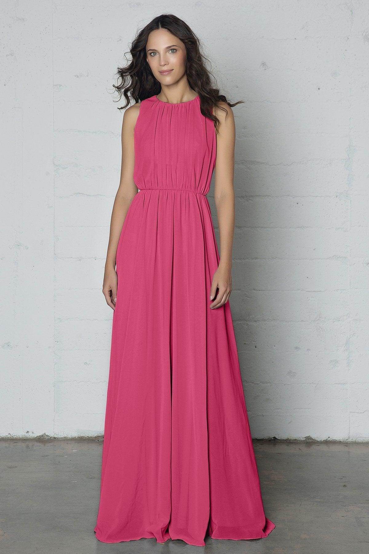 Sheath-Column Floor Length Chiffon Dress PR17020