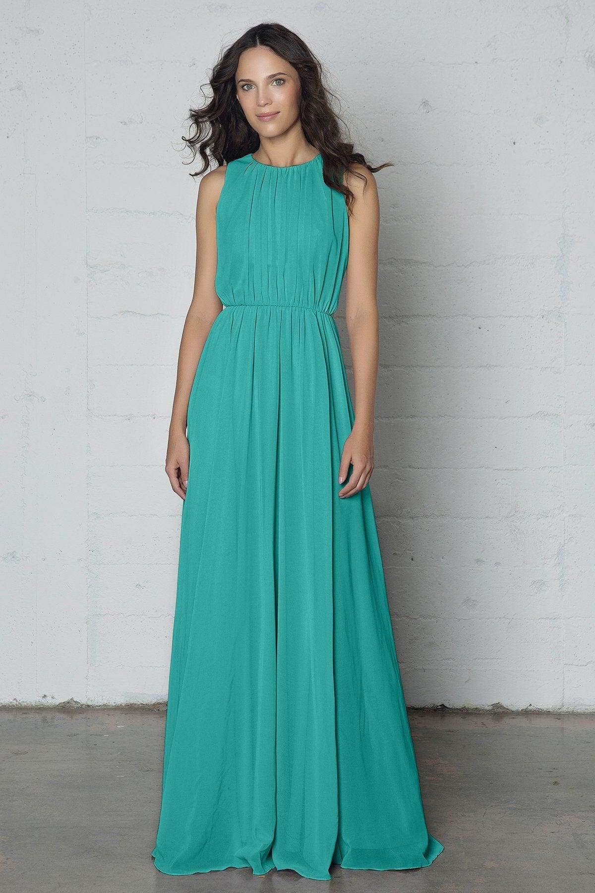 Sheath-Column Floor Length Chiffon Dress PR17020