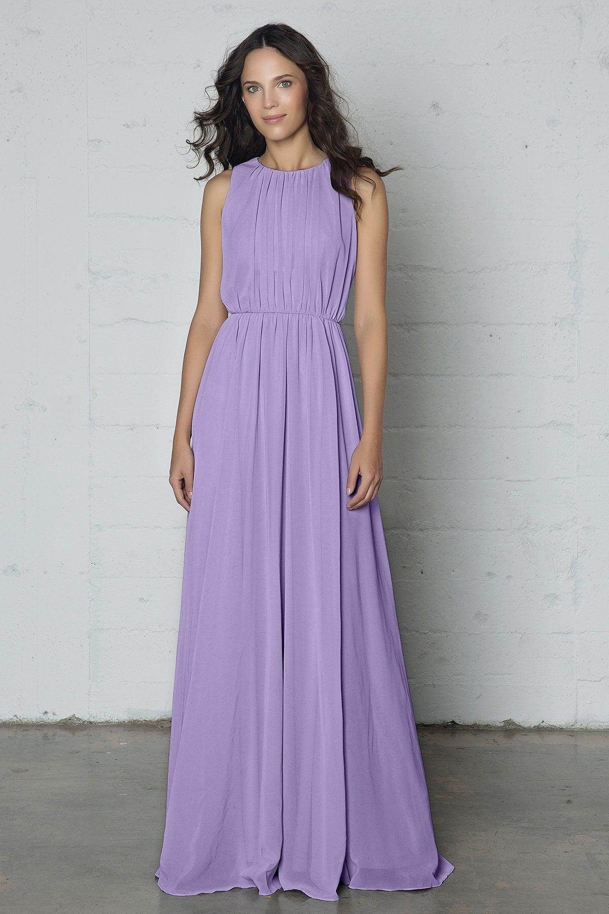 Sheath-Column Floor Length Chiffon Dress PR17020