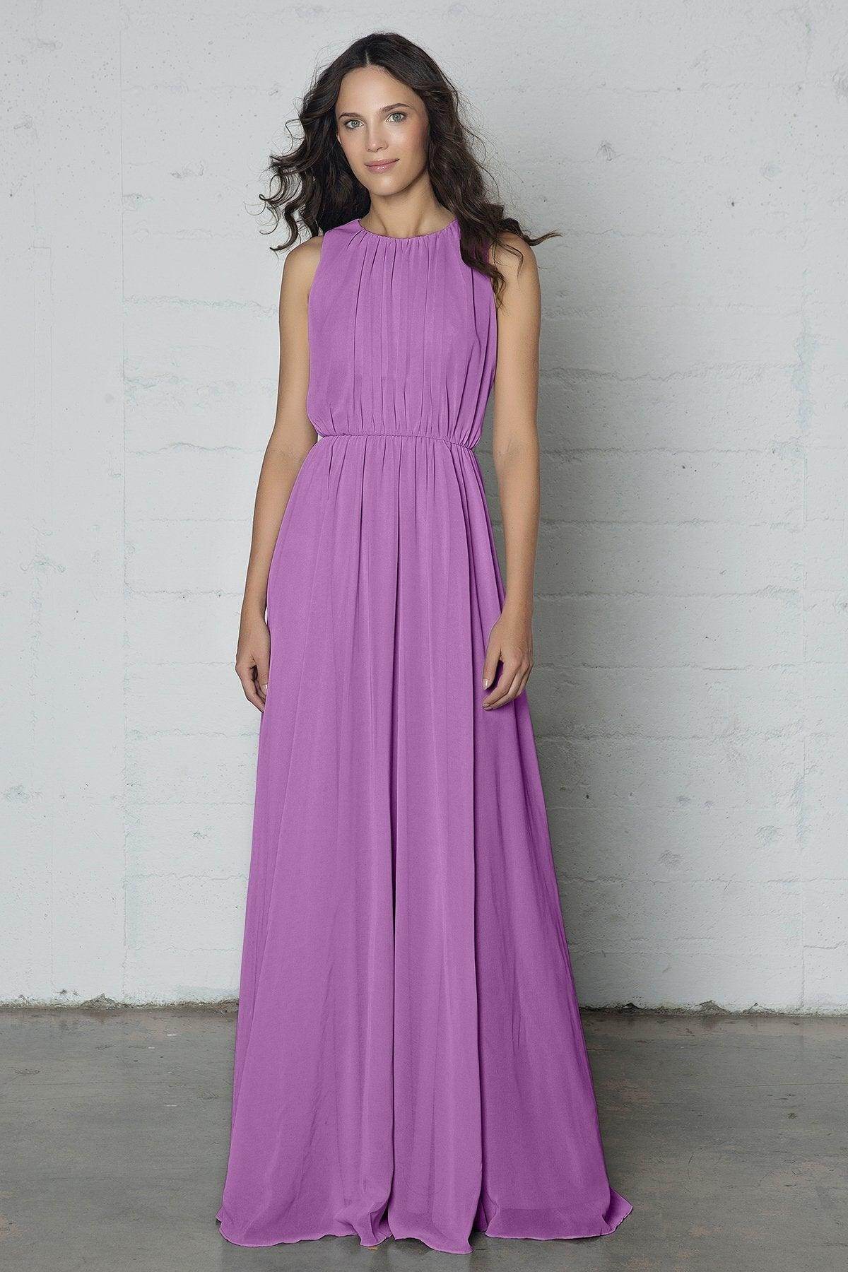 Sheath-Column Floor Length Chiffon Dress PR17020