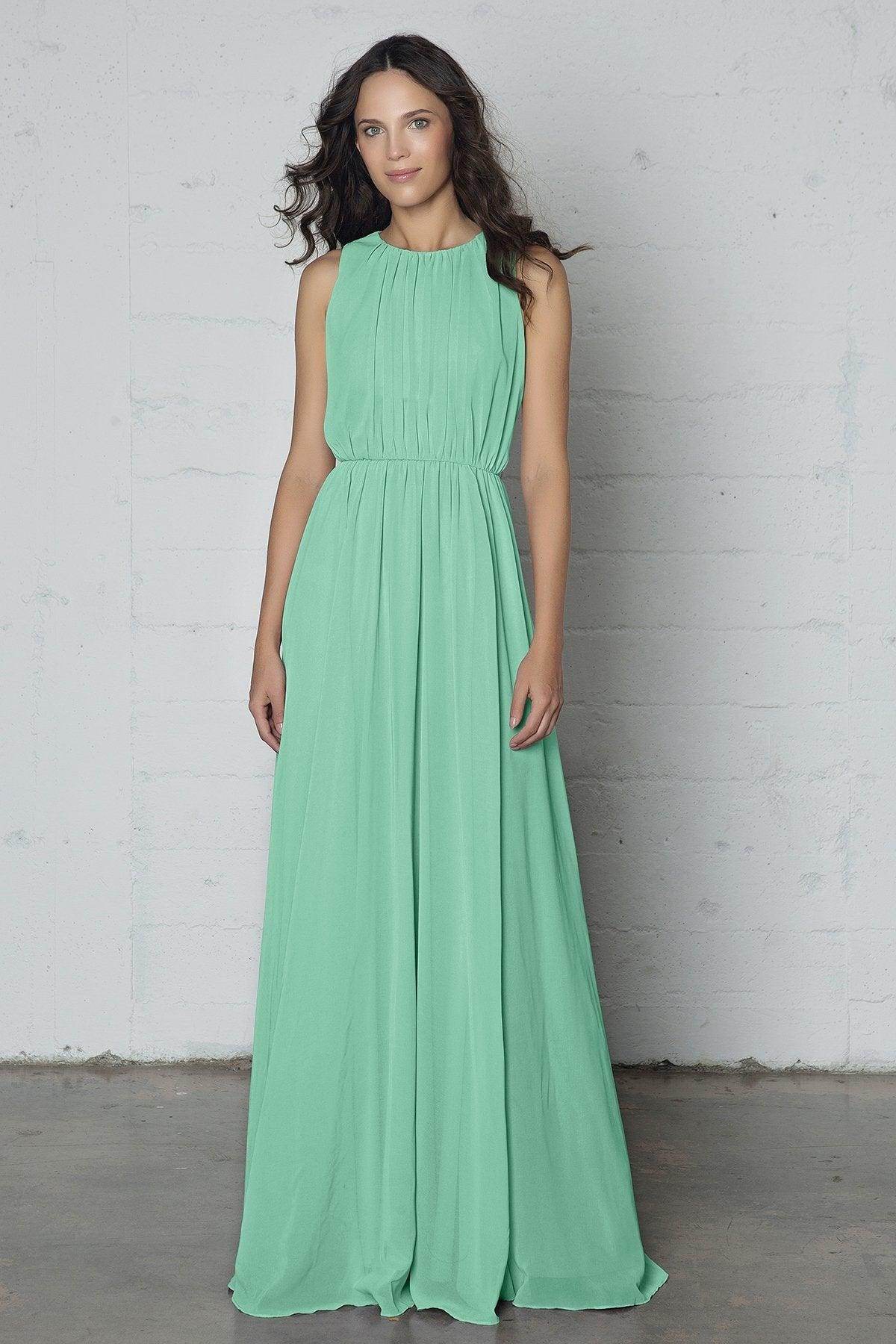 Sheath-Column Floor Length Chiffon Dress PR17020