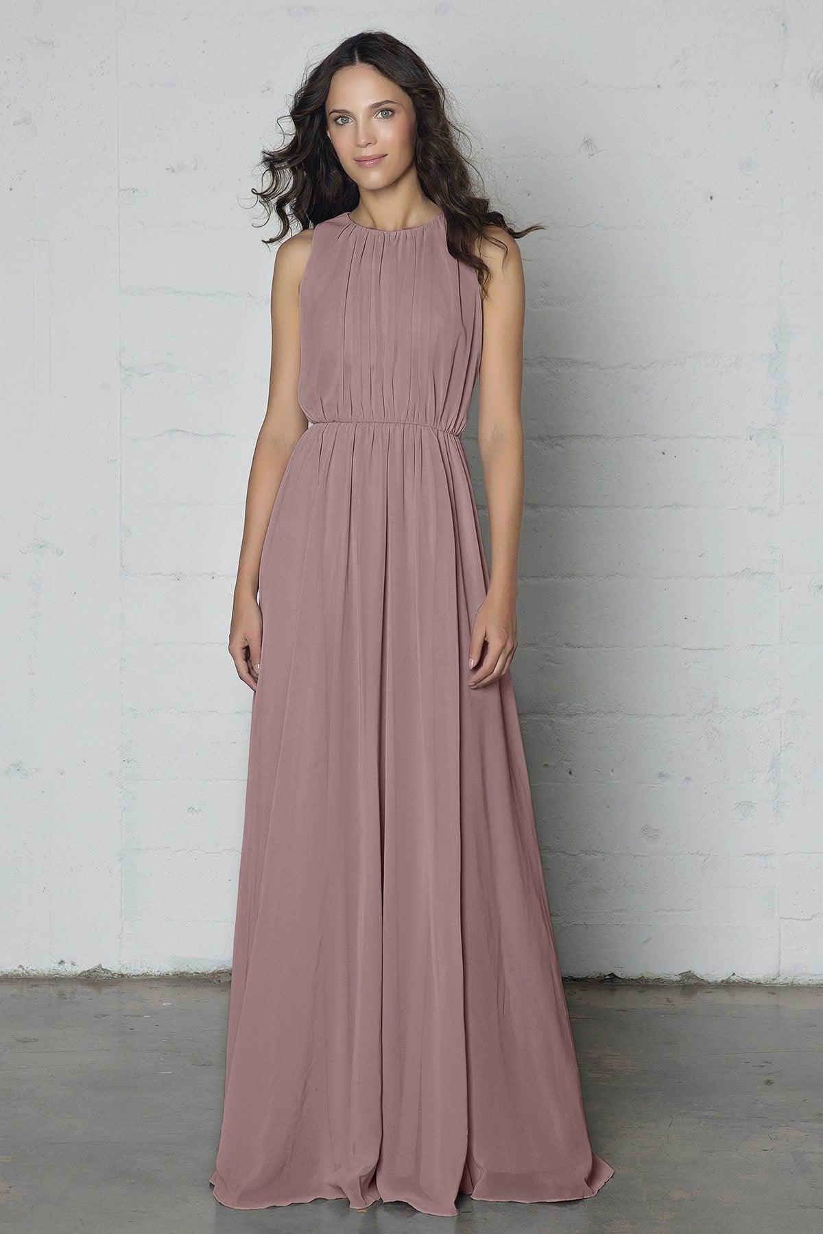 Sheath-Column Floor Length Chiffon Dress PR17020