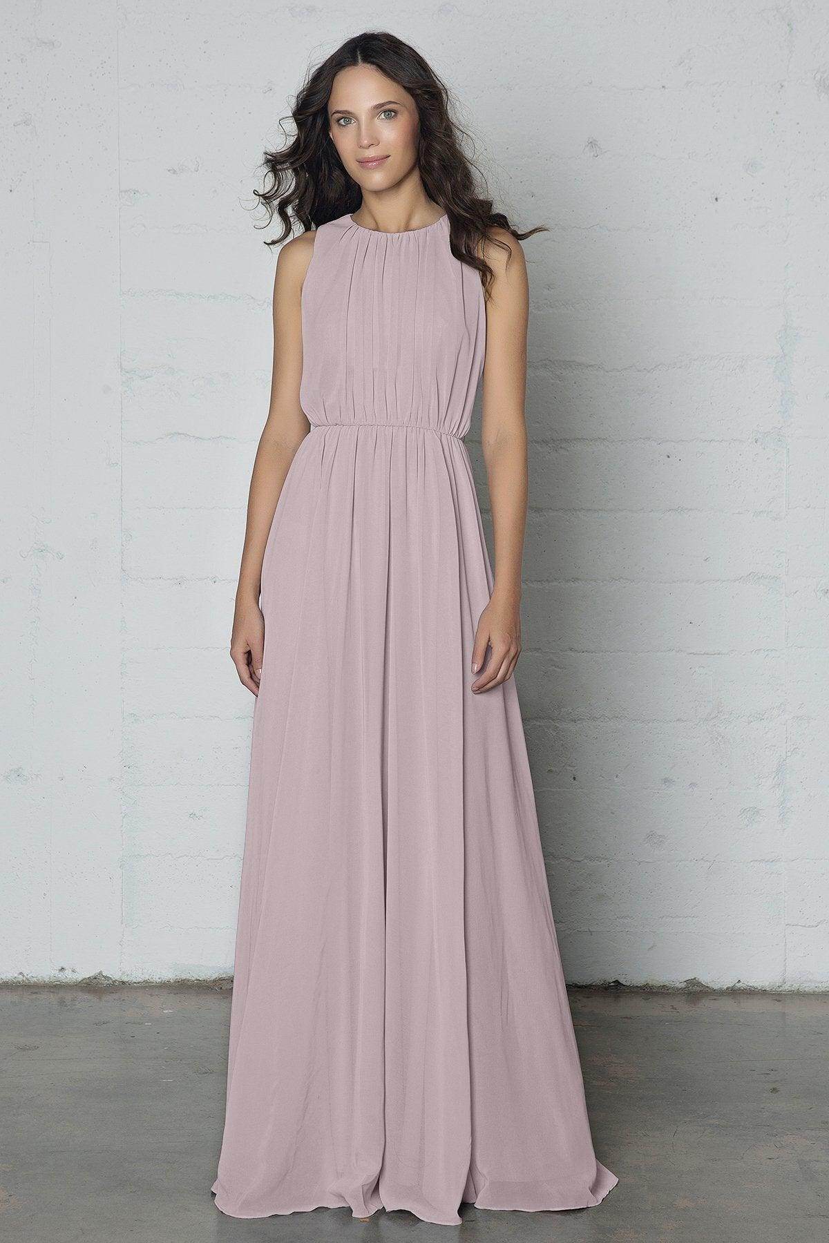 Sheath-Column Floor Length Chiffon Dress PR17020