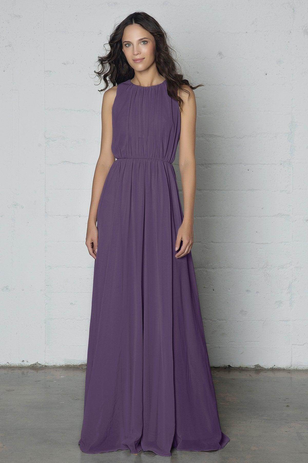 Sheath-Column Floor Length Chiffon Dress PR17020