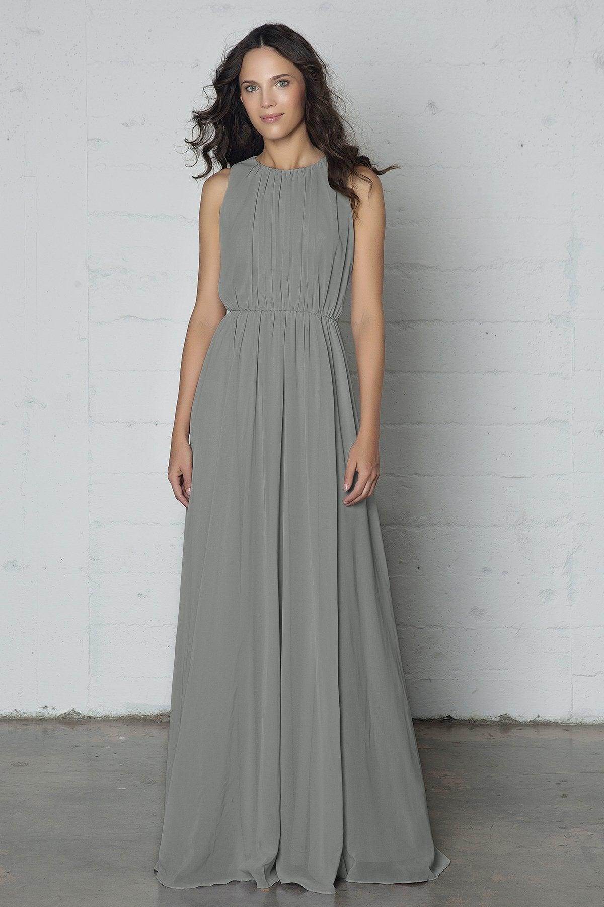 Sheath-Column Floor Length Chiffon Dress PR17020