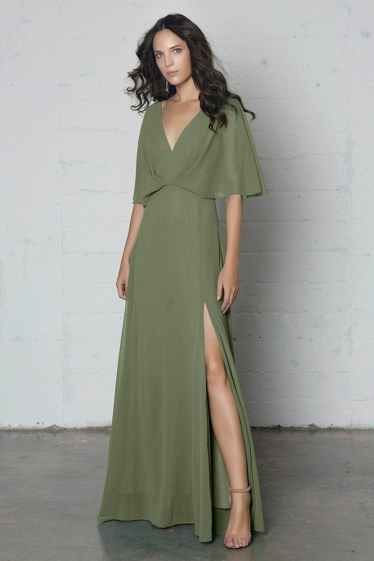 Sheath-Column Floor Length Chiffon Dress PR17024