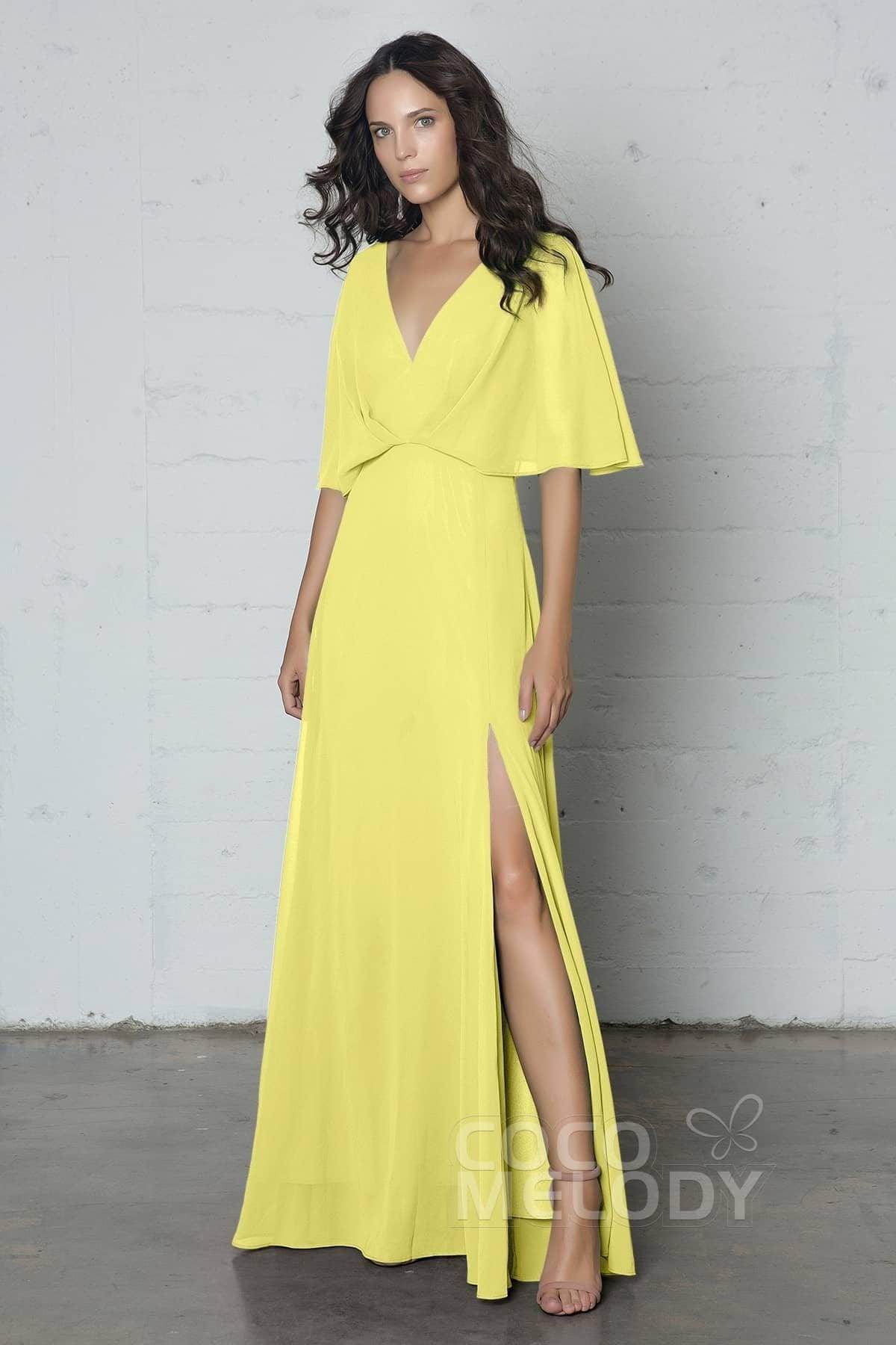 Sheath-Column Floor Length Chiffon Dress PR17024