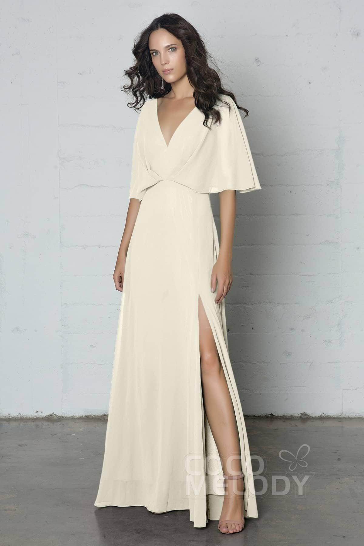 Sheath-Column Floor Length Chiffon Dress PR17024